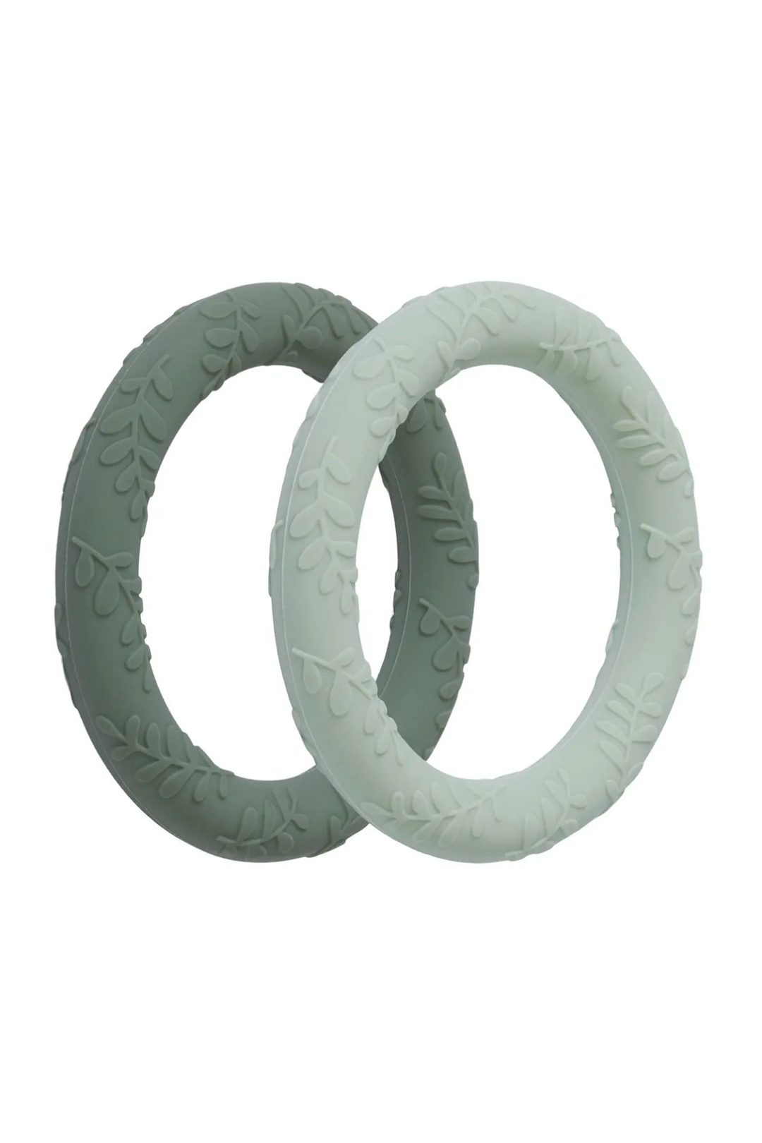 Classic Sage Cream Silicone Teether