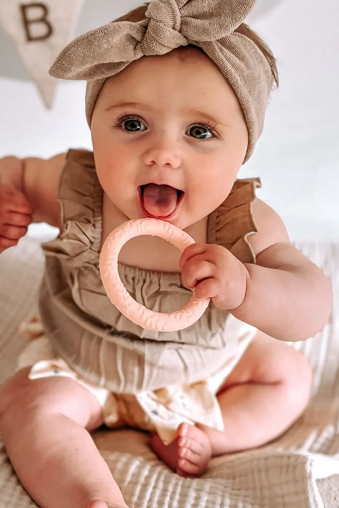 Classic Strawberry Cream Silicone Teether