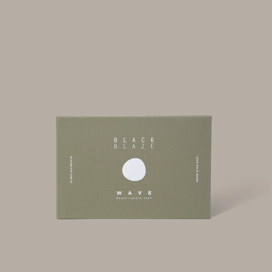 Wave Brass Tray