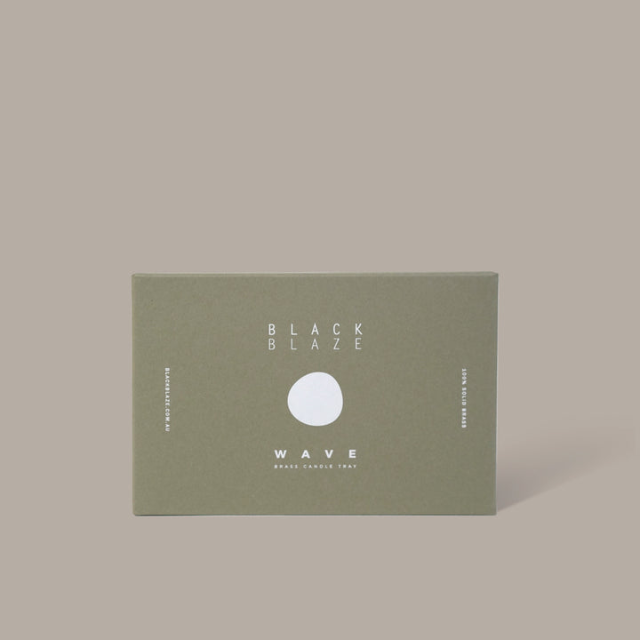 Wave Brass Tray