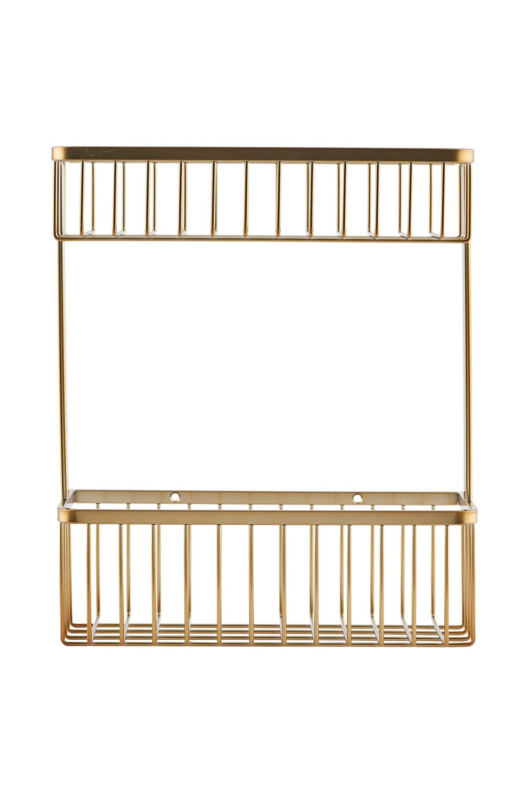 Brushed Brass Double Bath Basket, Storage, House Doctor - 3LittlePicks